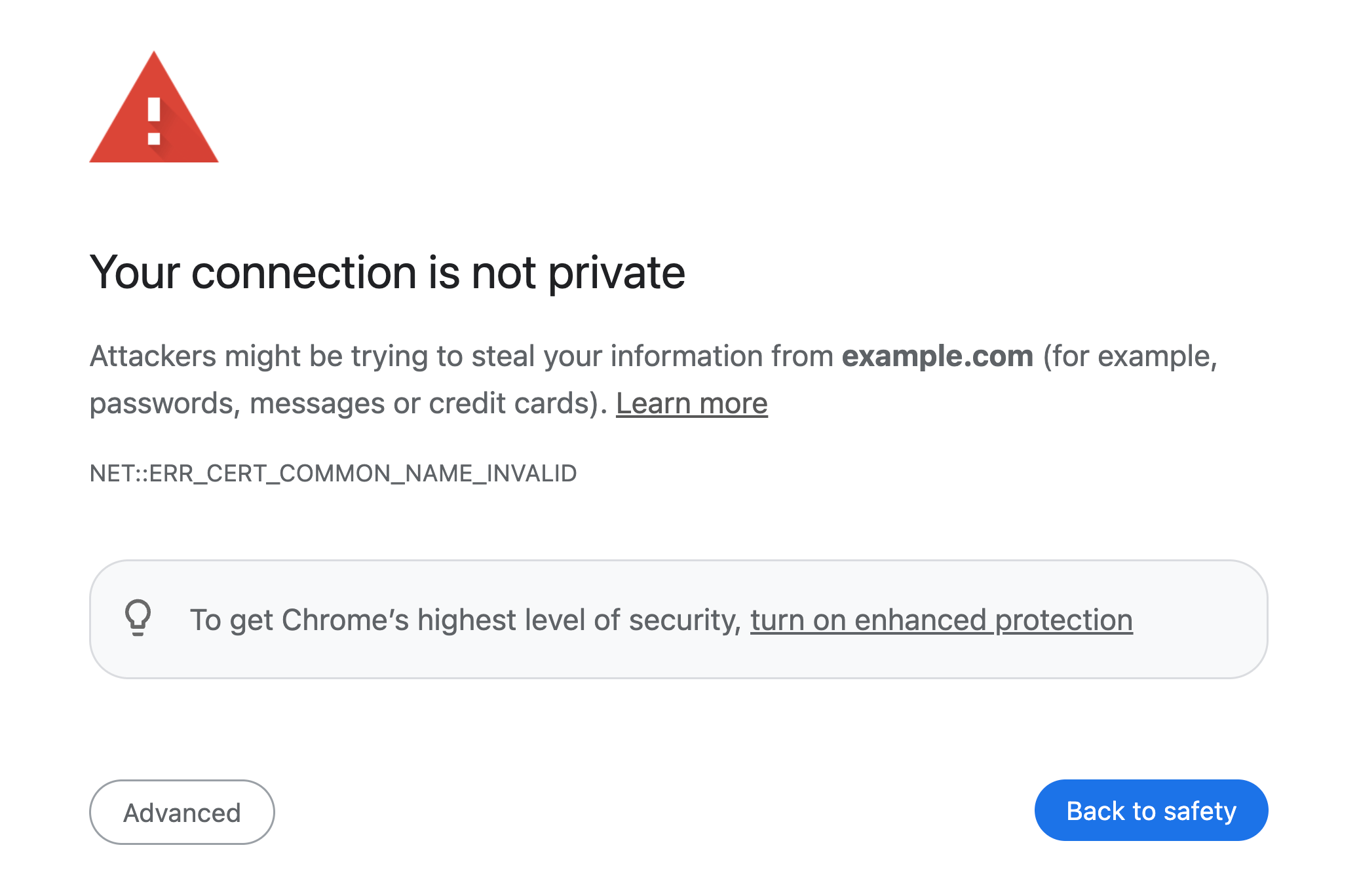 SSL error